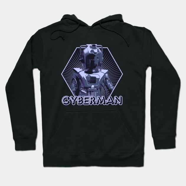 Totally Cyber, Man! Hoodie by BeyondGraphic